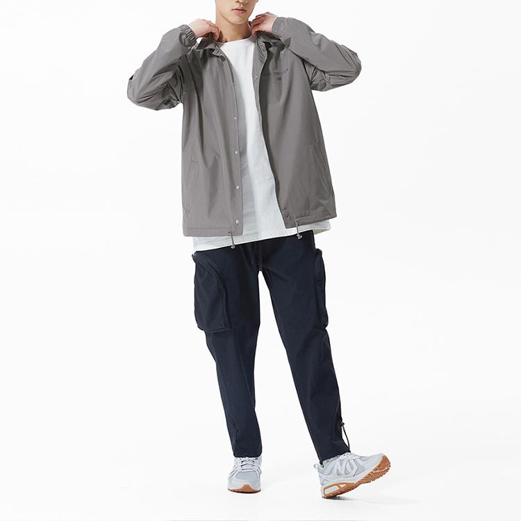 New Balance Классическая вечнозеленая рубашка Азиатский размер S 'Серый' Мужская AMJ21551-CEL