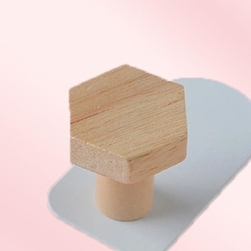 Деревянный крючок со звездой и сердечком, прочный липкий крючок без следов, крючок для ключей, крючок для ключей, твердая древесина, детский крючок для пальто, домашний декор