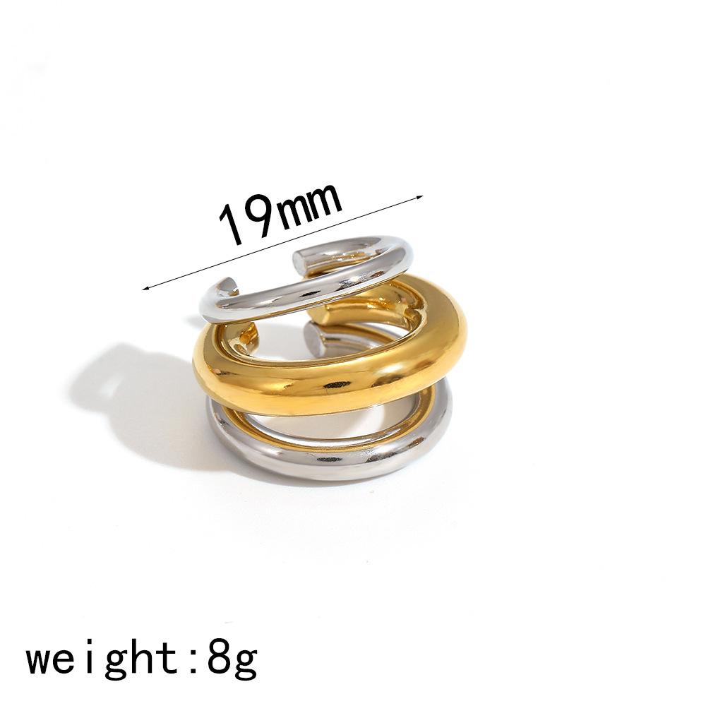 Новые летние серьги-клипсы из титановой стали без проколов ушей, высококачественные нишевые серьги-клипсы из нержавеющей стали, не выцветающие