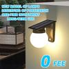 Sphere-shaped IP65 LED Solar Wall Lamp with Light Sensor High Brightness 360 Beam Angle for Garden Use