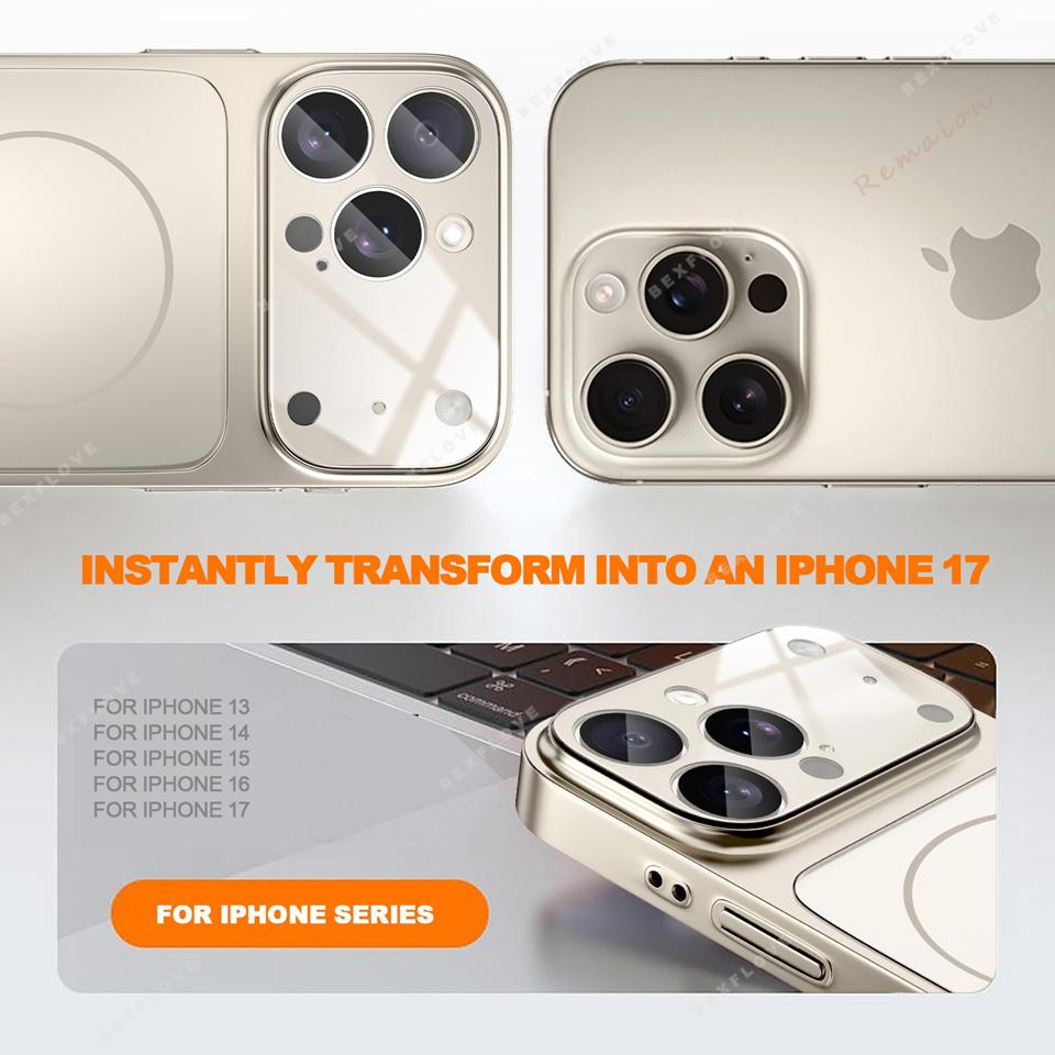 Official Corning Magnetic Phone Case for iPhone 17 11 12 13 14 15 16 Pro Max Air Magsafe  Wireless Charge Protector Cover