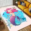 Mermaid Dream Living Room Nonslip Area Rug Soft Carpet For Bedroom Game Playroom Sofa Office Home Decor Doormat Christmas Gift C9302486