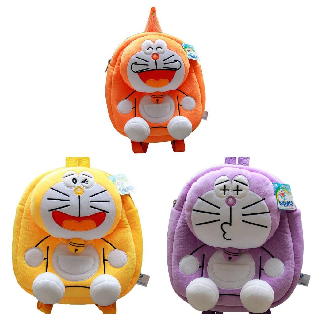 Doraemon Multiple Colors Backpack Plush Toy Shoulder Bag Kids Decoration Gift
