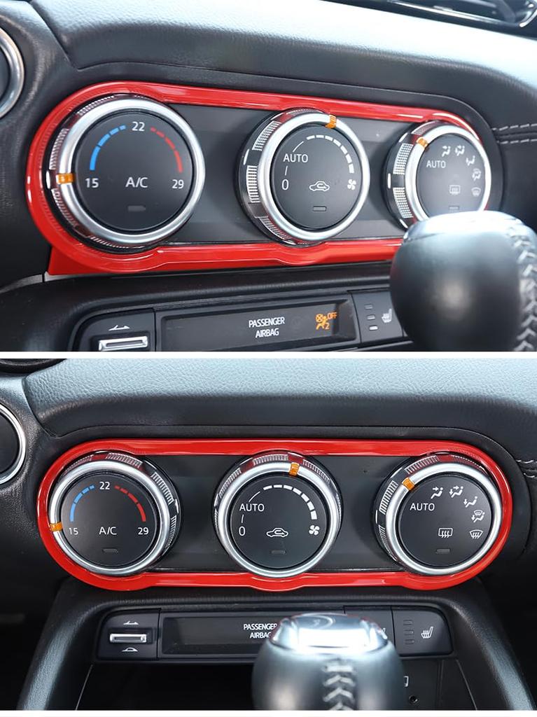 Hcilloend Новая серия Mazda Roadster RF ND Применимо к Рамке переключателя кондиционера Панель управления кондиционером Ручка кондиционера Коробка Air