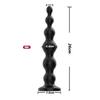 Vibrating Anal Beads Butt Plug Rechargeable Flexible Butt Plug Prostate Massager with 10 Vibration Modes Anal Toys for Men Women