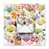 50 Sheets of Retro Flower Bouquet & Girly Stickers for Phone Case, DIY Journal, or Waterproof Storage Box Decoration