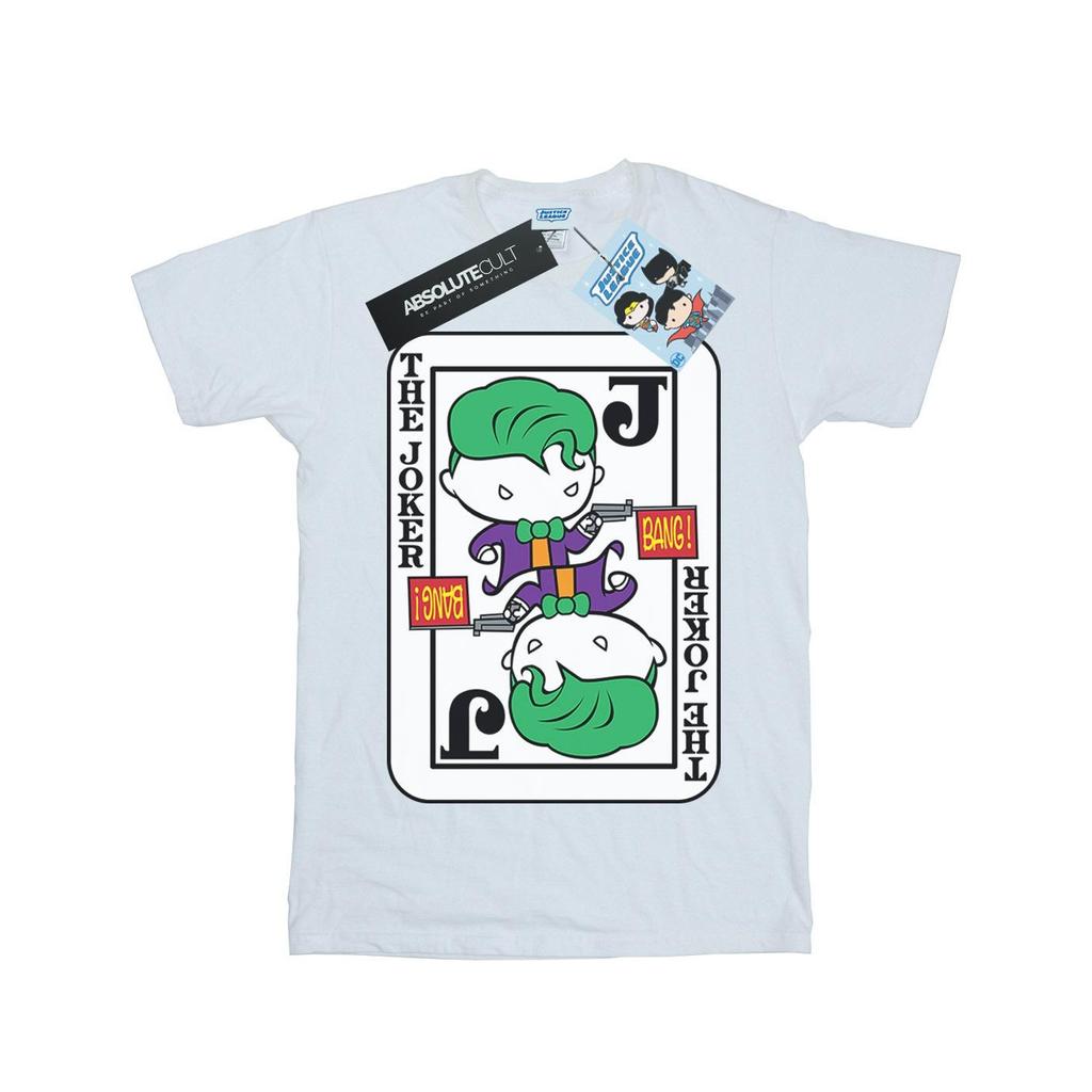 DC Comics Girls Chibi Joker Playing Card Cotton T-Shirt