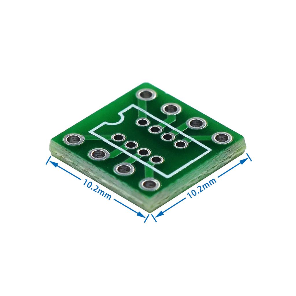 10 шт. DIP8 в SOP8 рядный в планарный адаптер Плата-адаптер для апгрейда звуковой карты 1,27 в 2,54