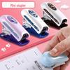 Portable Mini Stapler Set - Cute Cartoon Design for Students