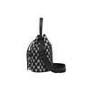 New MLB Monogram Collection Polyester Bucket Bag Handbag Shoulder Bag Crossbody Bag Regular Unisex Black 3ABMS012N-50BKS