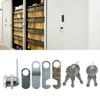Cam Lock Mailbox Accessories With 5 Keys Zinc Alloy