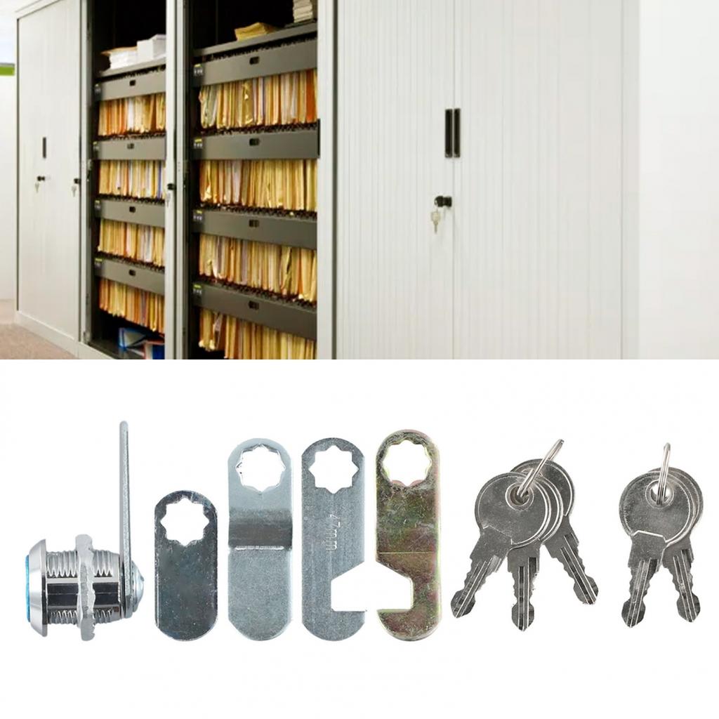Cam Lock Mailbox Accessories With 5 Keys Zinc Alloy