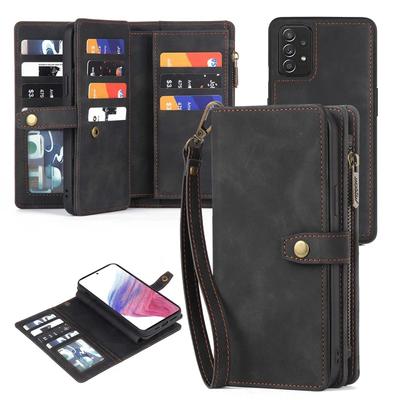 Съемный магнитный кожаный чехол для Samsung Galaxy A73 A71 A54 A53 A52 A51 A34 A33 A32 A13 A12, кошелек на молнии, держатель для карт