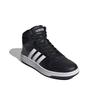 Adidas Hoops 2.0 Mid Black White Мужские кроссовки Core-Black Cloud-White FY8618
