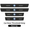 RUN1 Leather Car Door Plate Threshold Protector Strip Sticker For VW Scirocco Jetta Beetle Golf Passat Polo Tiguan Sharan Touran