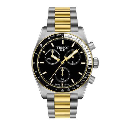 Мужские часы TISSOT PR516 с браслетом и черным циферблатом (Официальный импорт) T1494172205100