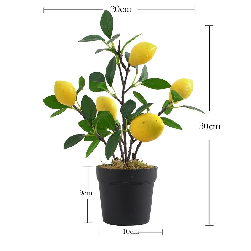 1 шт., искусственное дерево, фруктовое растение, бонсай для дома, декор свадебной комнаты, цветы, искусственные фрукты, горшечные растения