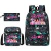 Animation Cartoon Children'S Backpack Leisure Pencil Bag Shoulder Bag Three-Piece Set, Primary And Secondary School School Bag