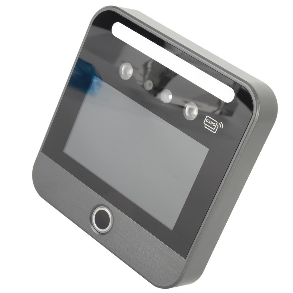 Учет рабочего времени сотрудников с 5-дюймовым сенсорным экраном, быстрое распознавание отпечатков пальцев и лиц, часы