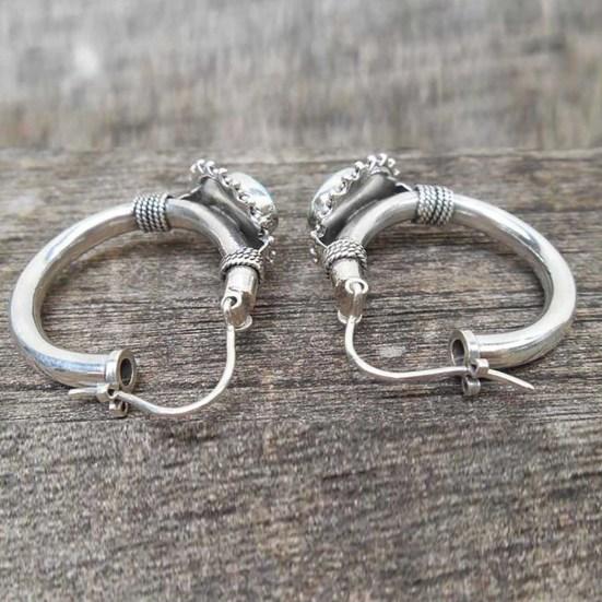 Гальванические винтажные серьги, отличный подарок, маленькие синие бирюзовые богемные клипсы