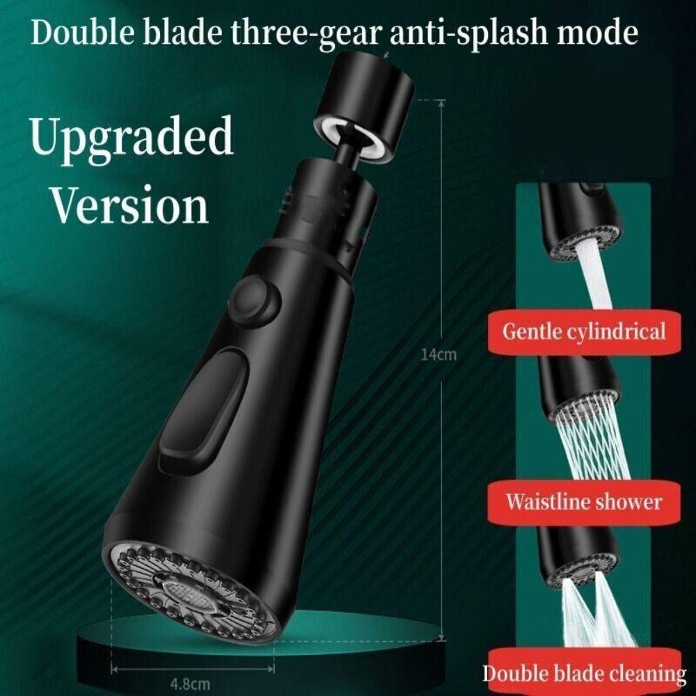 Многофункциональный распылитель для крана, поворотный на 360° носик для крана, регулируемый удлинитель для крана