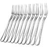 20 Pack Appetizer Dessert Forks, Stainless Steel Mini Salad Fruit Tasting Forks Cocktail Fork (Appetizer)