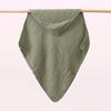 Pure Cotton Hooded Baby Swaddle Towel - Solid Color Gauze