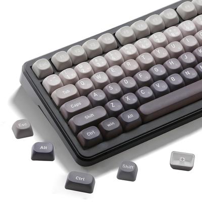 PBT Кейкапы MOA Япония 5-сторонняя сублимация Кастомные кейкапы для клавиатуры 60 65 75 134 клавиши Набор для клавиатуры с переключателями Cherry Gateron MX - Кейкапы, Сублимация, 100%,