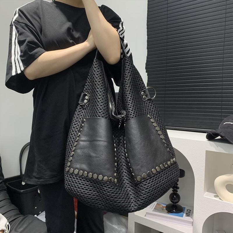 Genuine Leather Tote Bags for Women Luxury Designer Designer Large Capacity Shoulder Bags Fashion Trend Woven Handbags