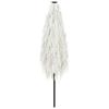 White Sun Umbrella with Steel Pole 300 x 200 x 250 cm