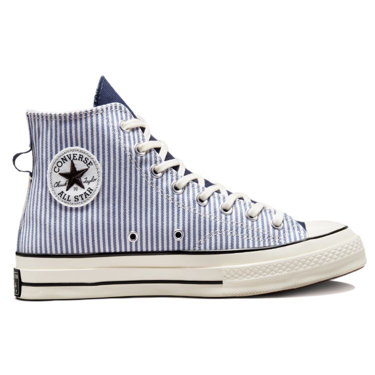 Converse Кроссовки унисекс Chuck 70 Indigo Hickory Stripes Blue Egret Black A00472C