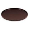 DX1 Shaku Round Tray Meta Fugen Lacquerware Made In Japan J-kitchens (Tray) Brown, Lacquer, Non-Slip, 33cm, (ABS Resin),