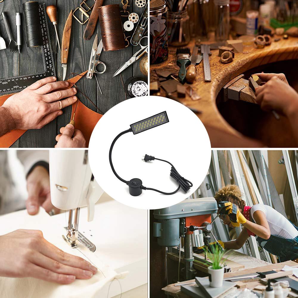 30 светодиодных ламп для одежды, освещение для швейной машины, настольная лампа, магнитная энергосберегающая лампа для очков