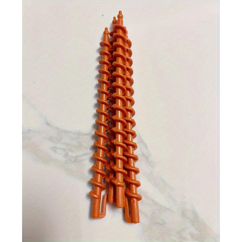 52pcs Mixed Color Spiral Hair Curling Rods - Heat-Resistant Barrels for Salon & Home Use, Durable Plastic Waves & Curls Styling Tools for Women