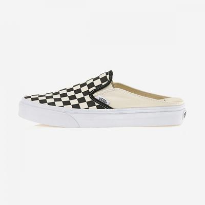Классические мюли Slip On Checkerboard Black White Vn0004kteo1 Checkerboard Black White