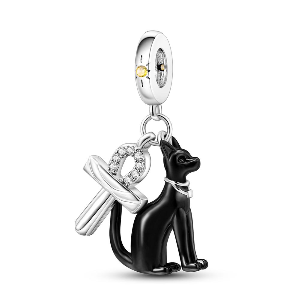 Cross Copper Charms Religion Pendant For Woman Fit Original Beads Bracelet Diy Fashion Jewelry