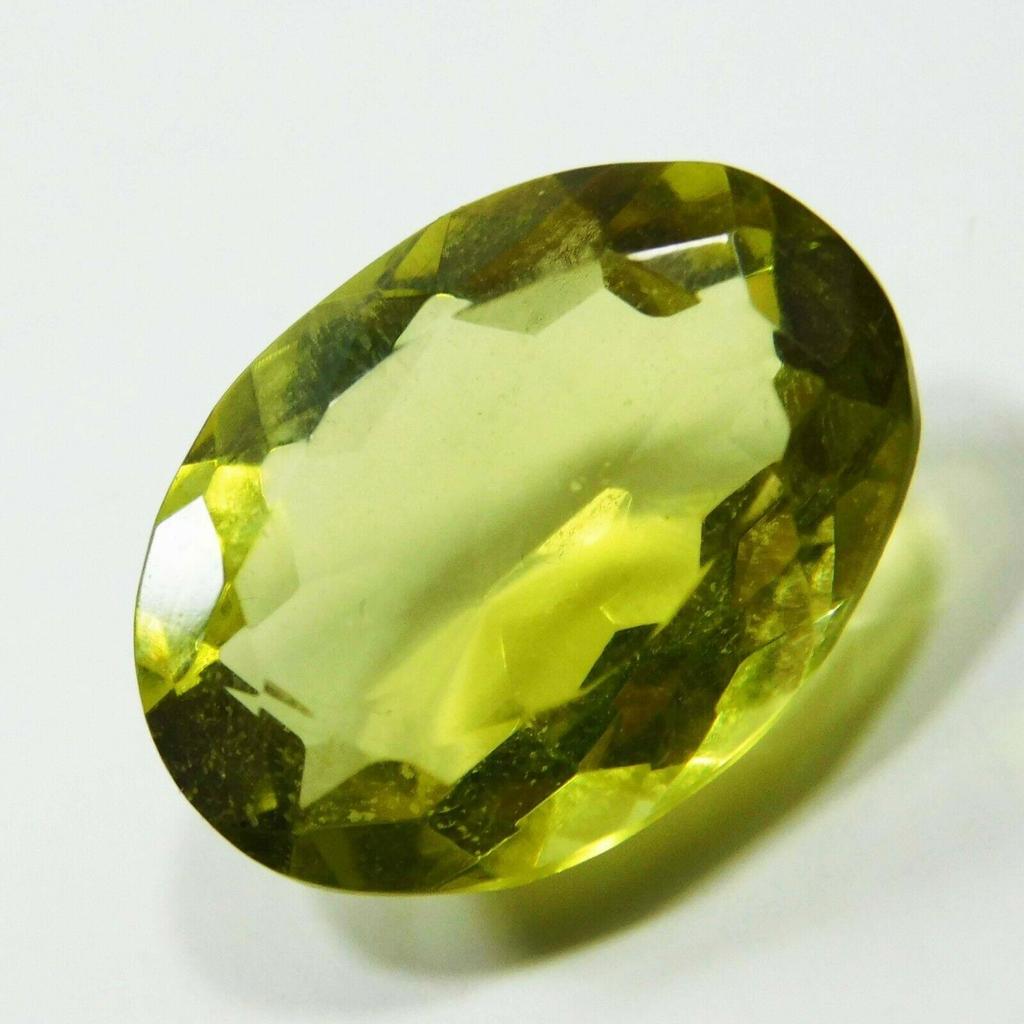 AA++ Danburite Gemstone Yellow Oval Shape 6.40 Ct