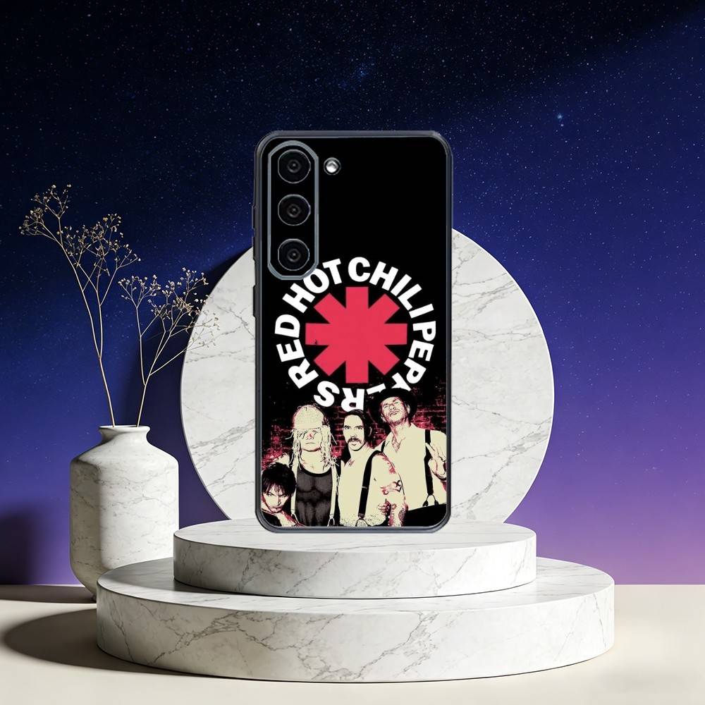 Red Hot C-Chili Peppers Band Phone Case For Samsung Galaxy A73,A72,A71,A70,A53,A52,A51,Others Soft Black Cover
