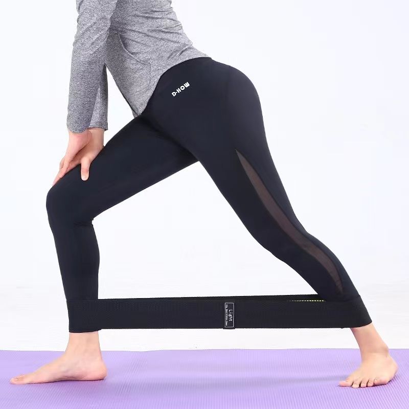 Hip Beauty Resistance Band Yoga Stretch Belt Hip Raise Shaping Fitness Exercise Squat Belt Tension Band Hip Beauty Belt Peach Hip