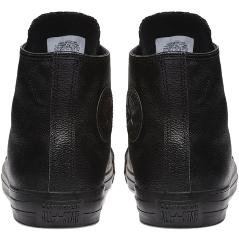 Converse Chuck Taylor All Star Кожаные Высокие Кеды Классические Универсальные Высокие Кеды Холщовые Унисекс Черные