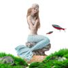 Украшение-фигурка рыбки-русалки для аквариума, миниатюрные смоляные украшения, искусственный декор для аквариума, 6 стилей, DIY, аквариум, тема для рабочего стола