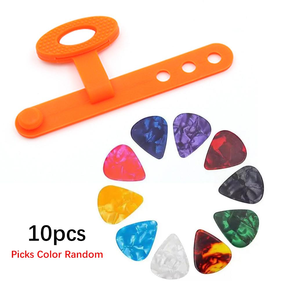1/2pcs Guitar Finger Caps Silicone Soft Non-Slip Finger Protectors Adjustable Fit for Acoustic Electric Guitar Playing