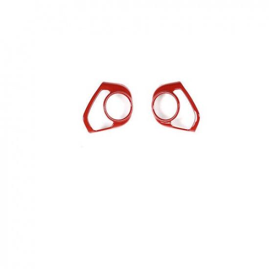 For Toyota 86 Subaru BRZ 2013-2022 Bright Red Steering Wheel Button Cover Trim