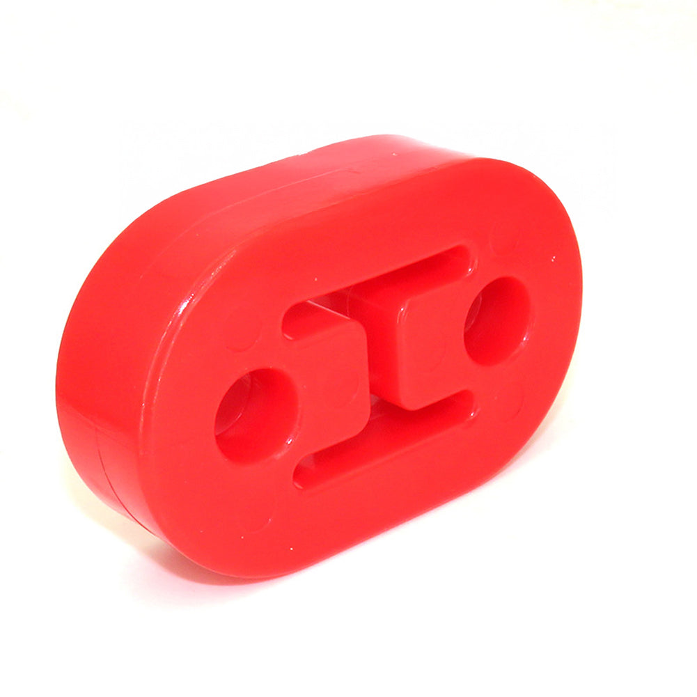 Universal Car Two-Hole Exhaust Pipe Mount Bracket Lifting Lug Modification Plus Long Muffler Support Shock Absorber Hanging Glue