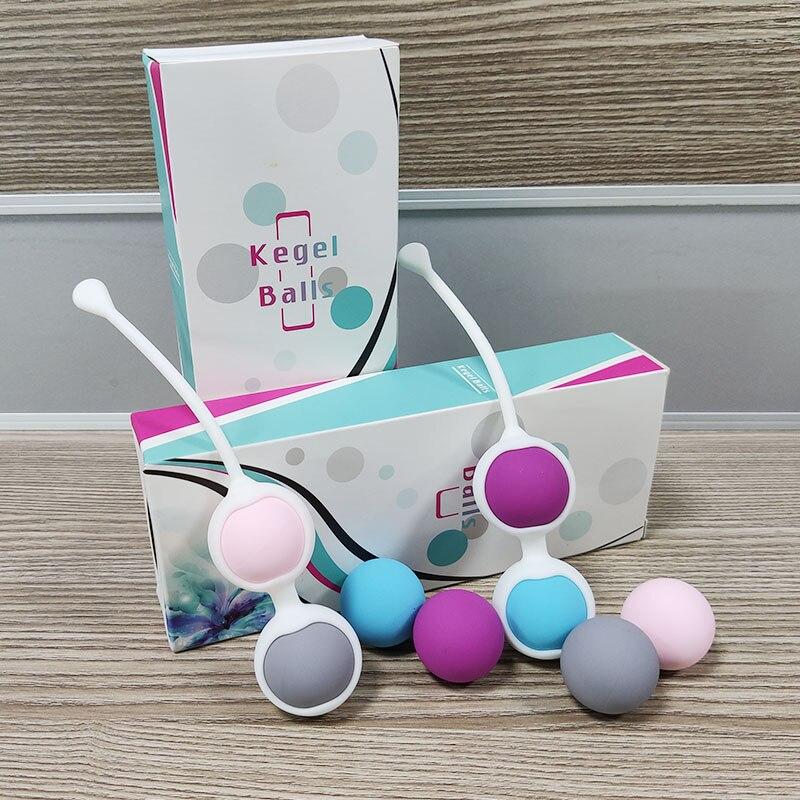 Кегель плотный тренажер вагинальные мышечные шарики женские магические шарики Кегеля мастер секс-игрушки для женщин силиконовые гейши китайские шарики из бисера