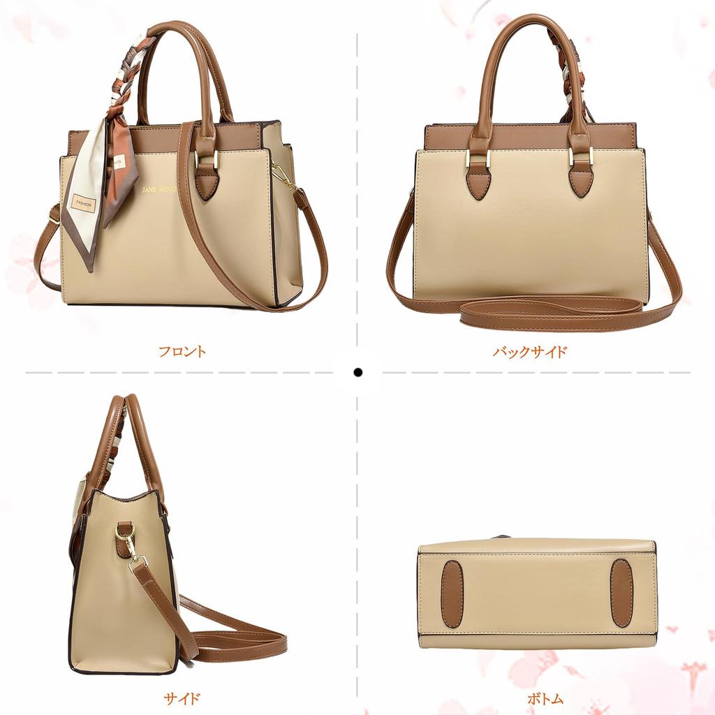 Stylish and Bag with PU Perfect for and Popular Gift NICOLE&DORIS Women's Handbag, Elegant, Crossbody/Shoulder Scarf, 2-Way, Leather, Waterproof,