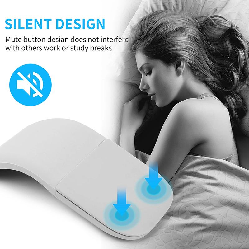 Мыши Bluetooth 4,0 складные беспроводные бесшумные мини-мыши для поверхности Microsoft