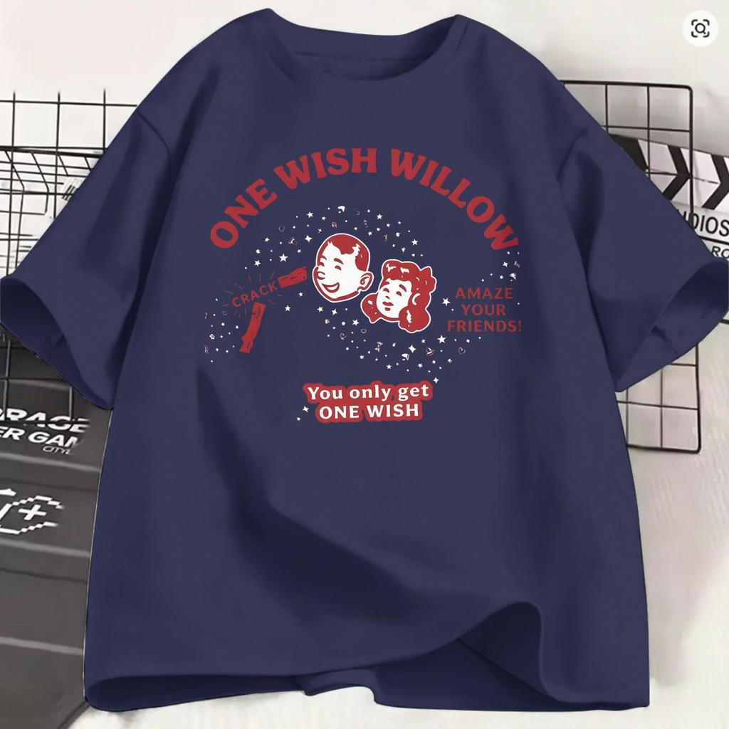 Obsession Movie 2026 Tshirts For Unisex One Wish Willow Funny Pure Cotton Tee Shirt Crew Neck Short Sleeve 4xl 5xl 6xl Clothes