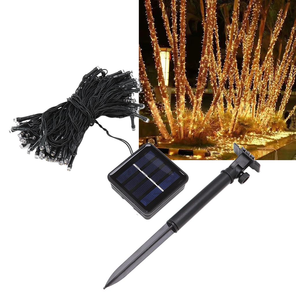 Solar String Lights Decorative 100 LED 8 Modes IP65 Waterproof 39.4ft Solar Power String Light for O