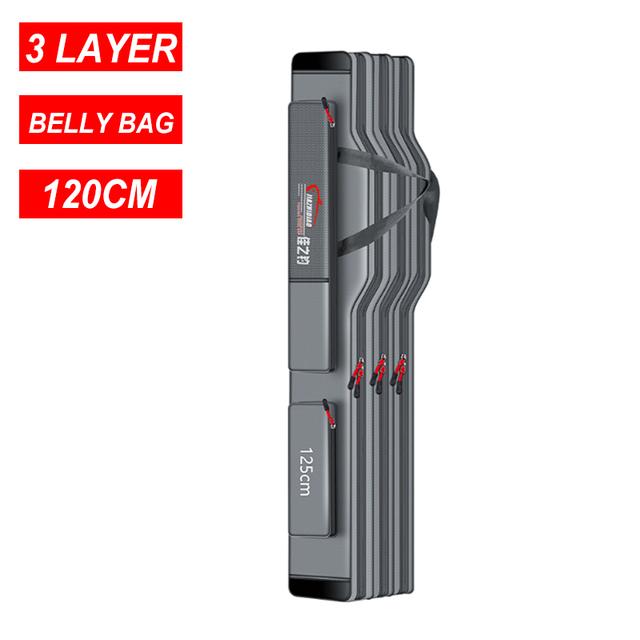 Портативная сумка для рыбалки со стальной проволокой, многоцелевая утолщенная водонепроницаемая прочная сумка для удочки, сумка для рыболовных снастей X277G